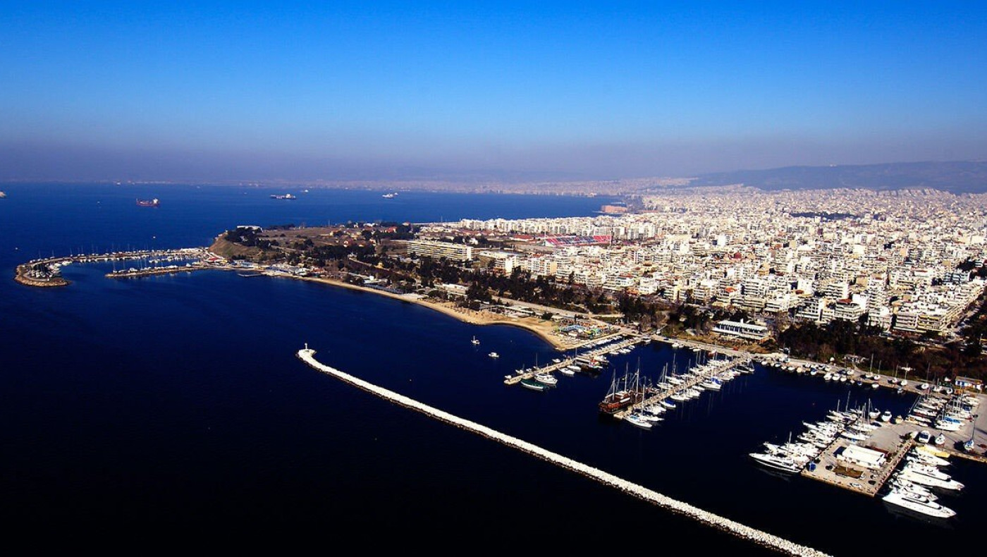 Η Καλαμαριά από ψηλά εν μέσω καραντίνας