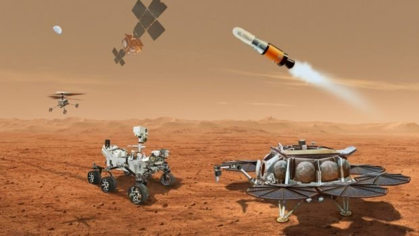Ελικόπτερα της NASA μεταφέρουν τα πρώτα δείγματα από τον Άρη