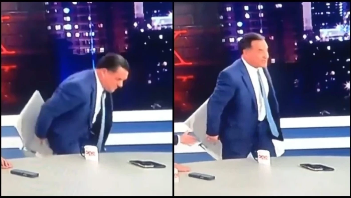 Ο Άδωνις πήγε να πέσει από την καρέκλα live σε εκπομπή