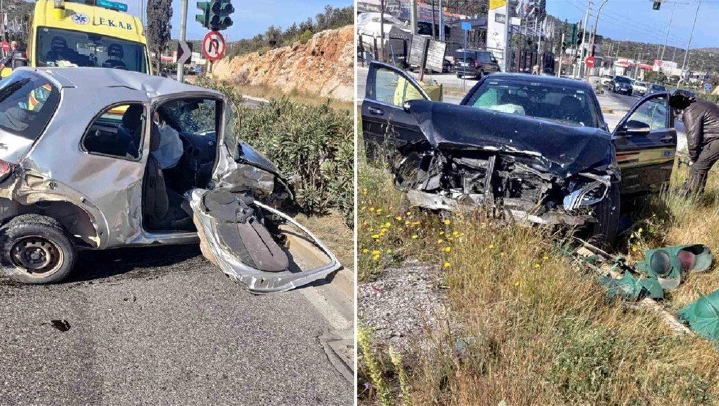Τροχαίο στη Λεωφόρο Βάρης Κορωπίου - Νεκρή μία γυναίκα