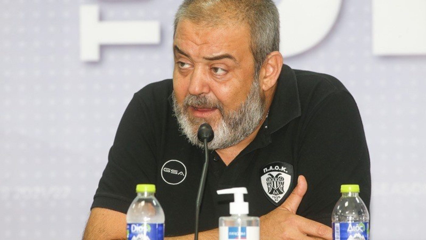 Χατζόπουλος: «Εμείς φωνάζουμε μόνο ΠΑΟΚάρα με το Περιστέρι»