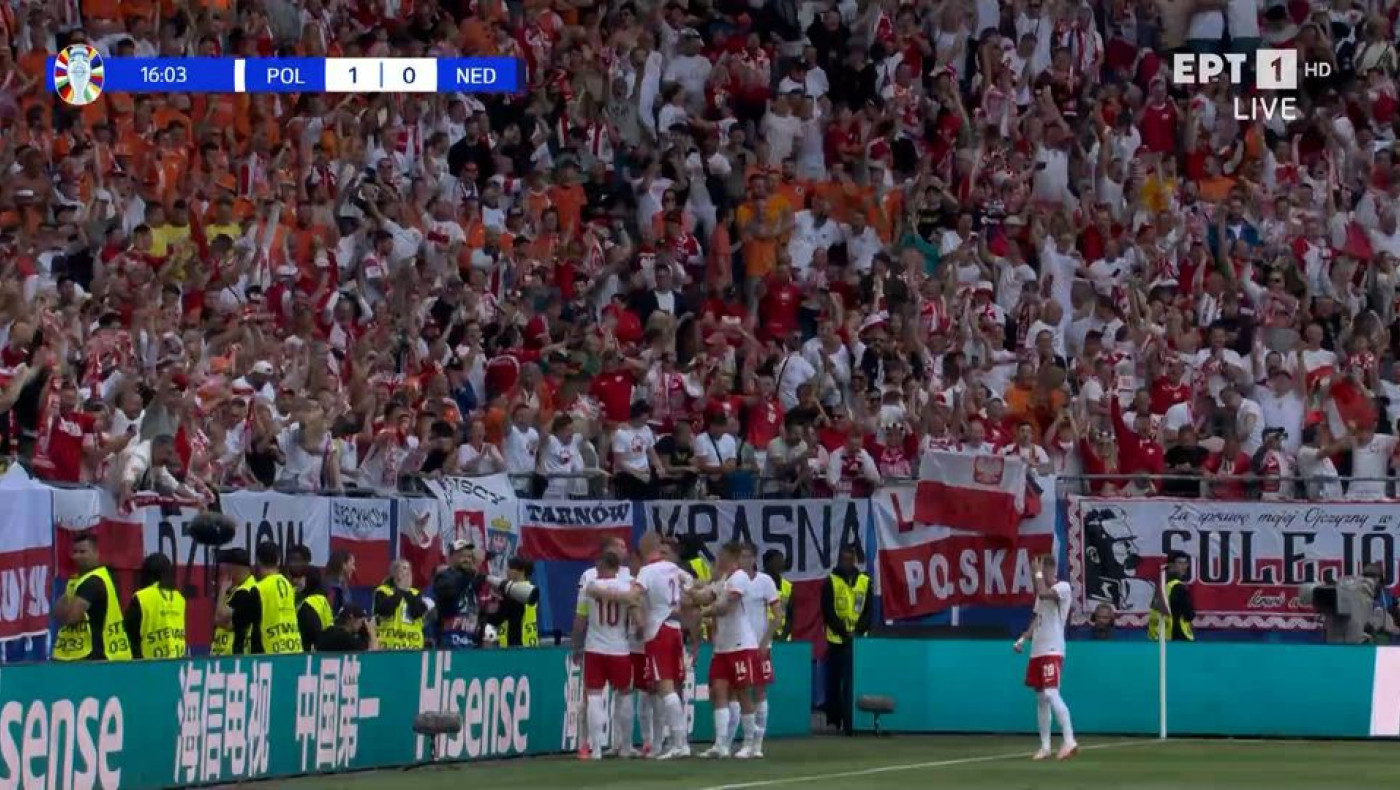 Euro 2024: Τραυματισμός οπαδού στο Πολωνία-Αυστρία-Έπεσε στο κενό