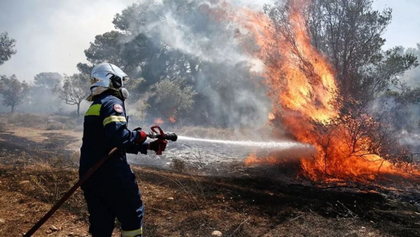 Λαγκαδάς: Συναγερμός για φωτιά- Σηκώθηκε και ελικόπτερο