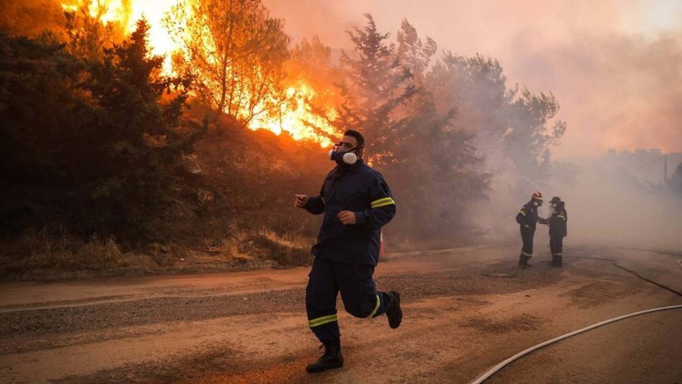 Κομοτηνή: Φωτιά στην περιοχή Καρυδιά