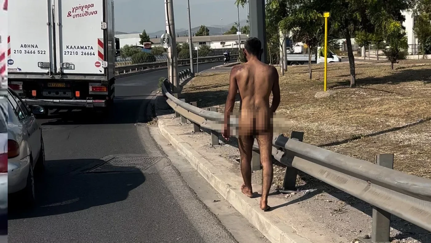 Άνδρας έκανε βόλτα... γυμνός στον Κηφισό!
