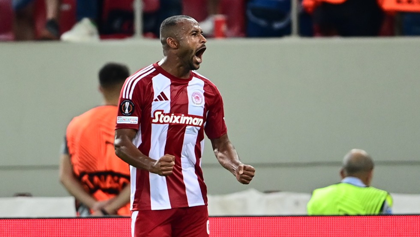 Το 1-0 του Ολυμπιακού με τον Ελ Κααμπί στο ματς με την Μπράγκα