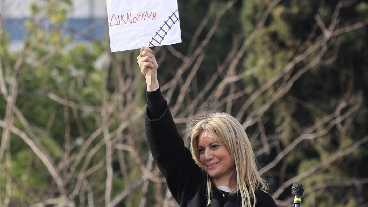 Τέμπη-Πυρ και μανία η Καρυστιανού: «Καλοταϊσμένα ΜΜΕ εκτελούν εντολές παραπληροφόρησης»
