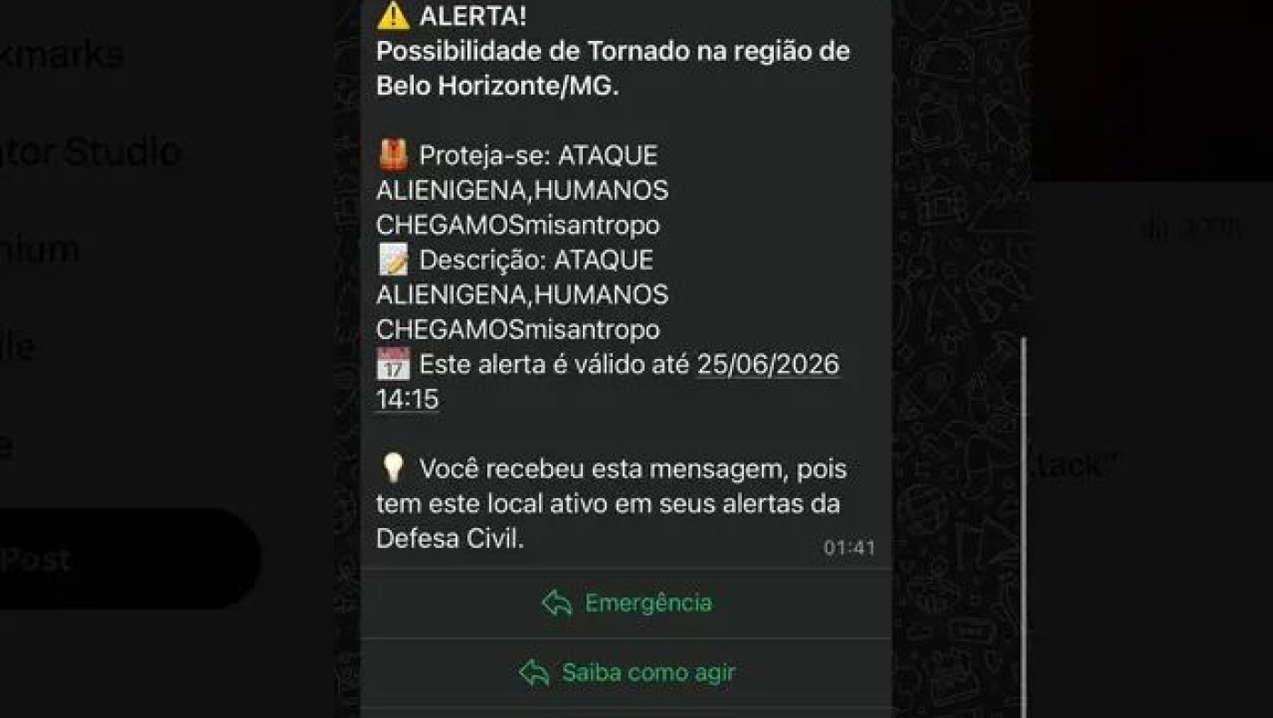 «Ξεκίνησε εξωγήινη εισβολή»: Το μήνυμα που έλαβαν εκατομμύρια Βραζιλιάνοι