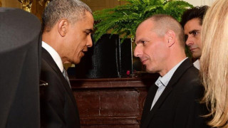 Ομπάμα - Βαρουφάκης σε 10λεπτο τετ-α-τετ εκτός πρωτοκόλλου 