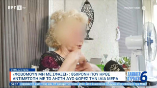 Βύρωνας: «Φοβόμουν μη με σφάξει» - Σοκάρει η μαρτυρία 86χρονης που ξυλοκοπήθηκε από ληστή